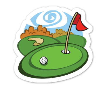 Golf Course Sticker