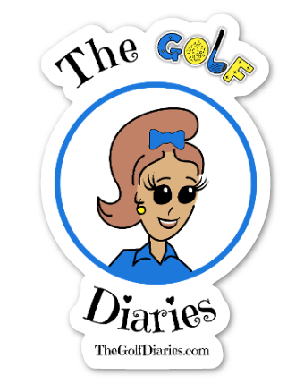The Golf Diaries Logo Sticker -Small or Large